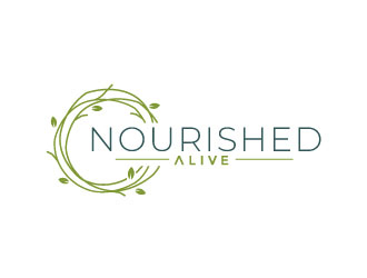 Nourished Alive logo design by REDCROW