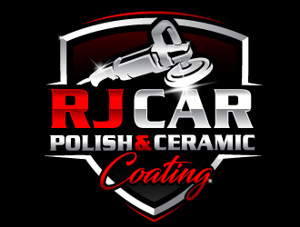 RJ CAR POLISH & CERAMIC COATING logo design by LucidSketch