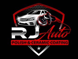 RJ CAR POLISH & CERAMIC COATING logo design by DreamLogoDesign