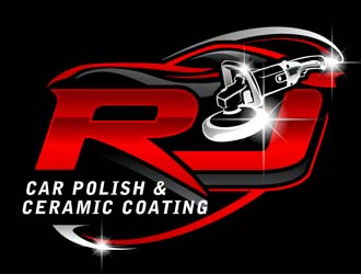 RJ CAR POLISH & CERAMIC COATING logo design by DreamLogoDesign