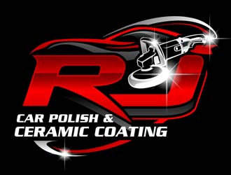 RJ CAR POLISH & CERAMIC COATING logo design by DreamLogoDesign