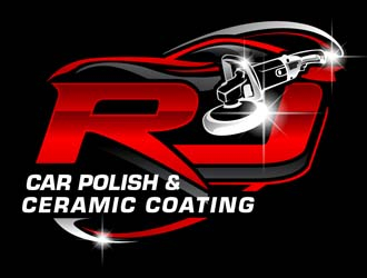 RJ CAR POLISH & CERAMIC COATING logo design by DreamLogoDesign