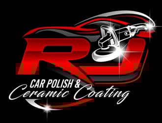 RJ CAR POLISH & CERAMIC COATING logo design by DreamLogoDesign