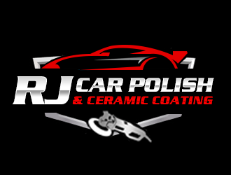 RJ CAR POLISH & CERAMIC COATING logo design by kunejo