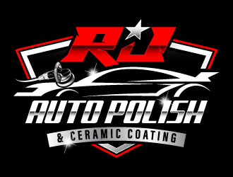RJ CAR POLISH & CERAMIC COATING logo design by daywalker