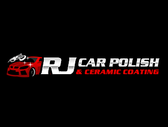 RJ CAR POLISH & CERAMIC COATING logo design by kunejo