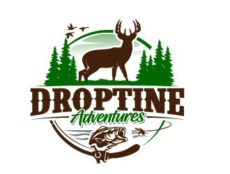 DropTine Adventures logo design by jaize