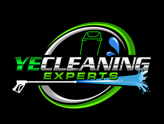 YE Cleaning Experts logo design by 3Dlogos