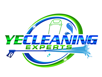 YE Cleaning Experts logo design by 3Dlogos