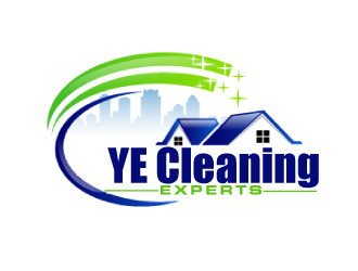 YE Cleaning Experts logo design by ElonStark