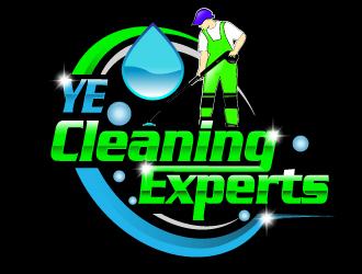 YE Cleaning Experts logo design by Suvendu
