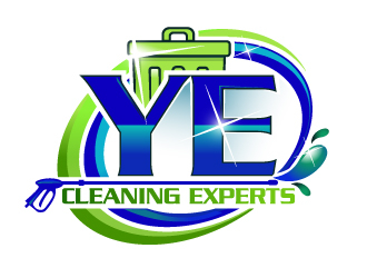YE Cleaning Experts logo design by Suvendu