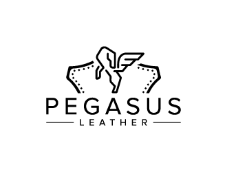 Pegasus Leather logo design by jafar