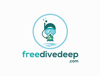 freedivedeep.com logo design by DuckOn