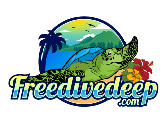 freedivedeep.com logo design by ElonStark