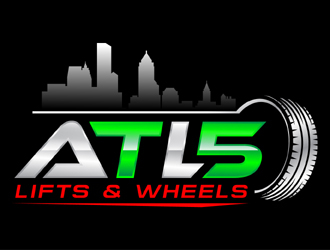 ATL50 LIFTS AND WHEELS logo design by MAXR