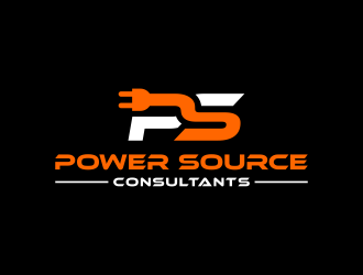 Power Source Consultants logo design by lintinganarto