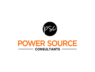 Power Source Consultants logo design by MUNAROH
