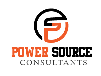 Power Source Consultants logo design by xien