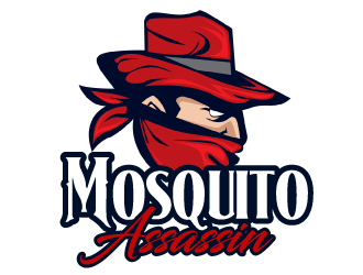 Mosquito Assassin logo design by ElonStark