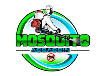 Mosquito Assassin logo design by Suvendu