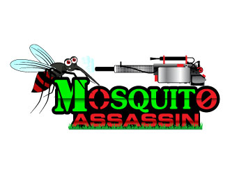 Mosquito Assassin logo design by Suvendu