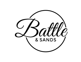 Battle & Sands logo design by Girly