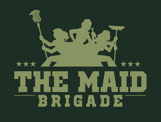 The Maid Brigade logo design by LogoInvent