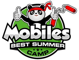 Mobiles BEST Summer Camp logo design by Suvendu