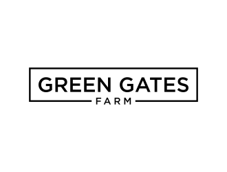 Green Gates Farm logo design by p0peye