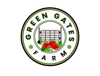 Green Gates Farm logo design by aryamaity