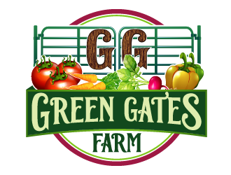 Green Gates Farm logo design by axel182
