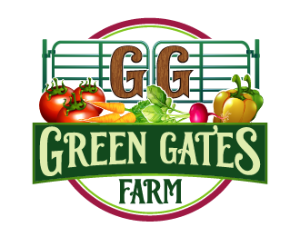 Green Gates Farm logo design by axel182
