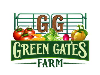 Green Gates Farm logo design by axel182