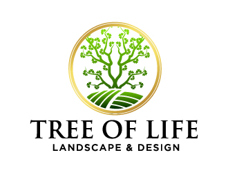 Tree of Life Landscape & Design logo design by mewlana