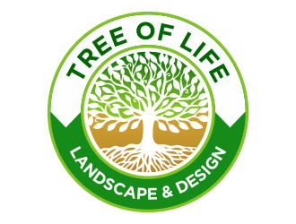 Tree of Life Landscape & Design logo design by cikiyunn