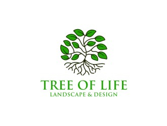 Tree of Life Landscape & Design logo design by bombers