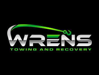 Wrens Towing And Recovery logo design by hidro