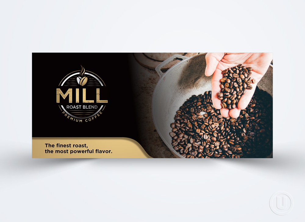 Mill Roast Blend logo design by Ulid