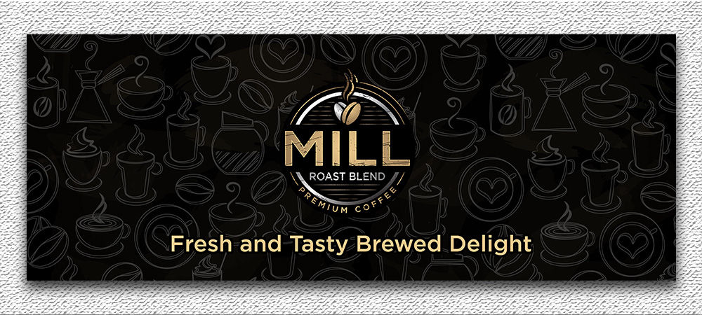 Mill Roast Blend logo design by Gelotine