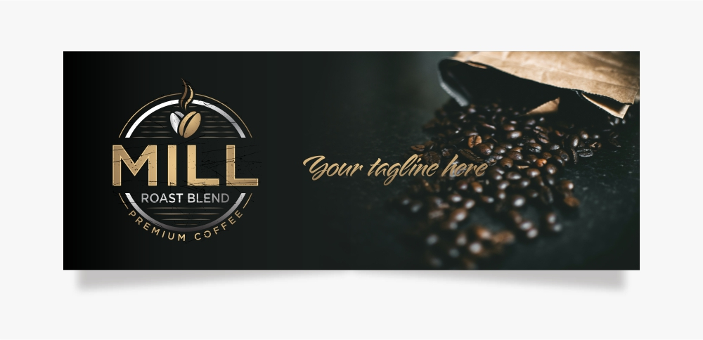 Mill Roast Blend logo design by Ibrahim