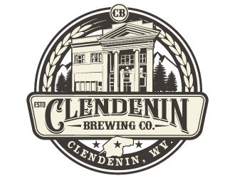 Clendenin Brewing Co. logo design by Suvendu