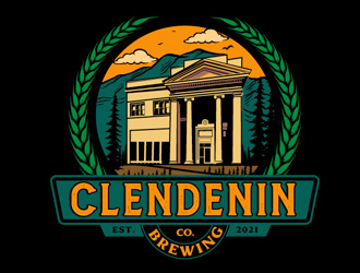 Clendenin Brewing Co. logo design by gogo