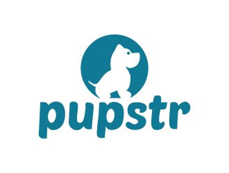 Pupstr logo design by Mirza