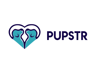 Pupstr logo design by JessicaLopes