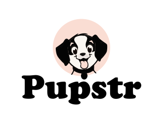 Pupstr logo design by MUNAROH
