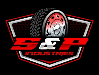 S & P Industries  logo design by rizuki