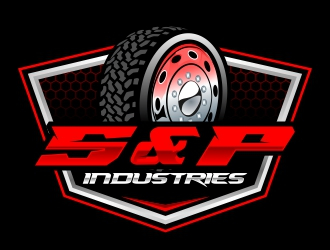 S & P Industries  logo design by rizuki