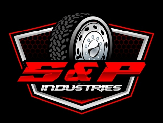 S & P Industries  logo design by rizuki
