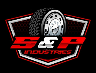 S & P Industries  logo design by rizuki